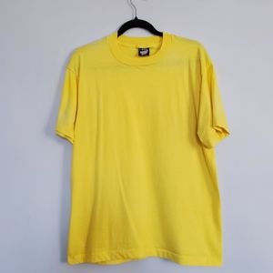 Lemon Yellow Cotton T-shirt